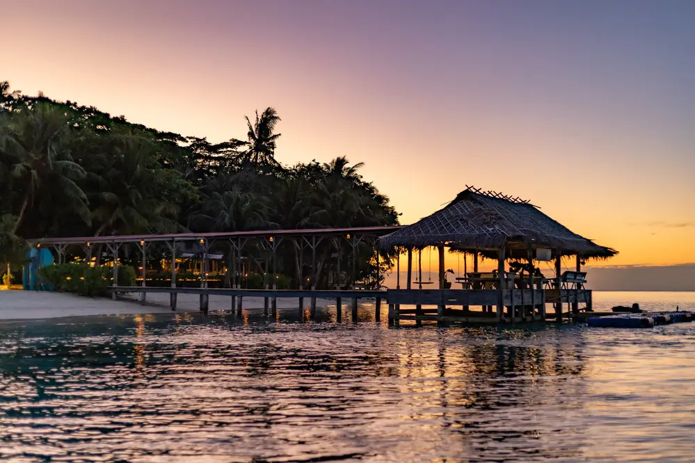 Mentawai islands aloita resort sunset