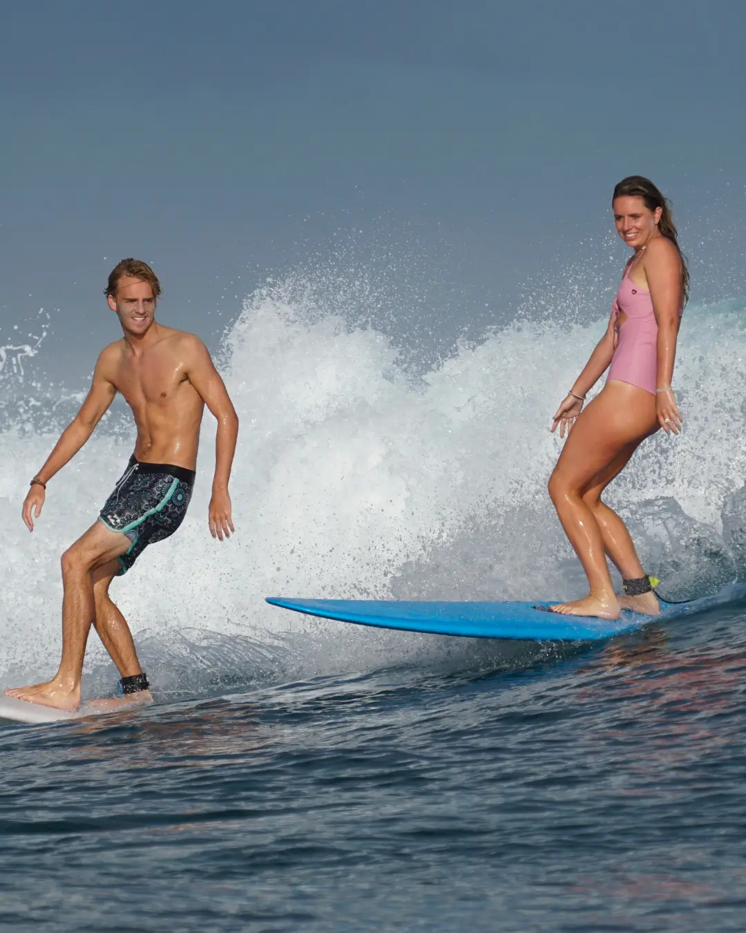 romantic getaway - couples surfing