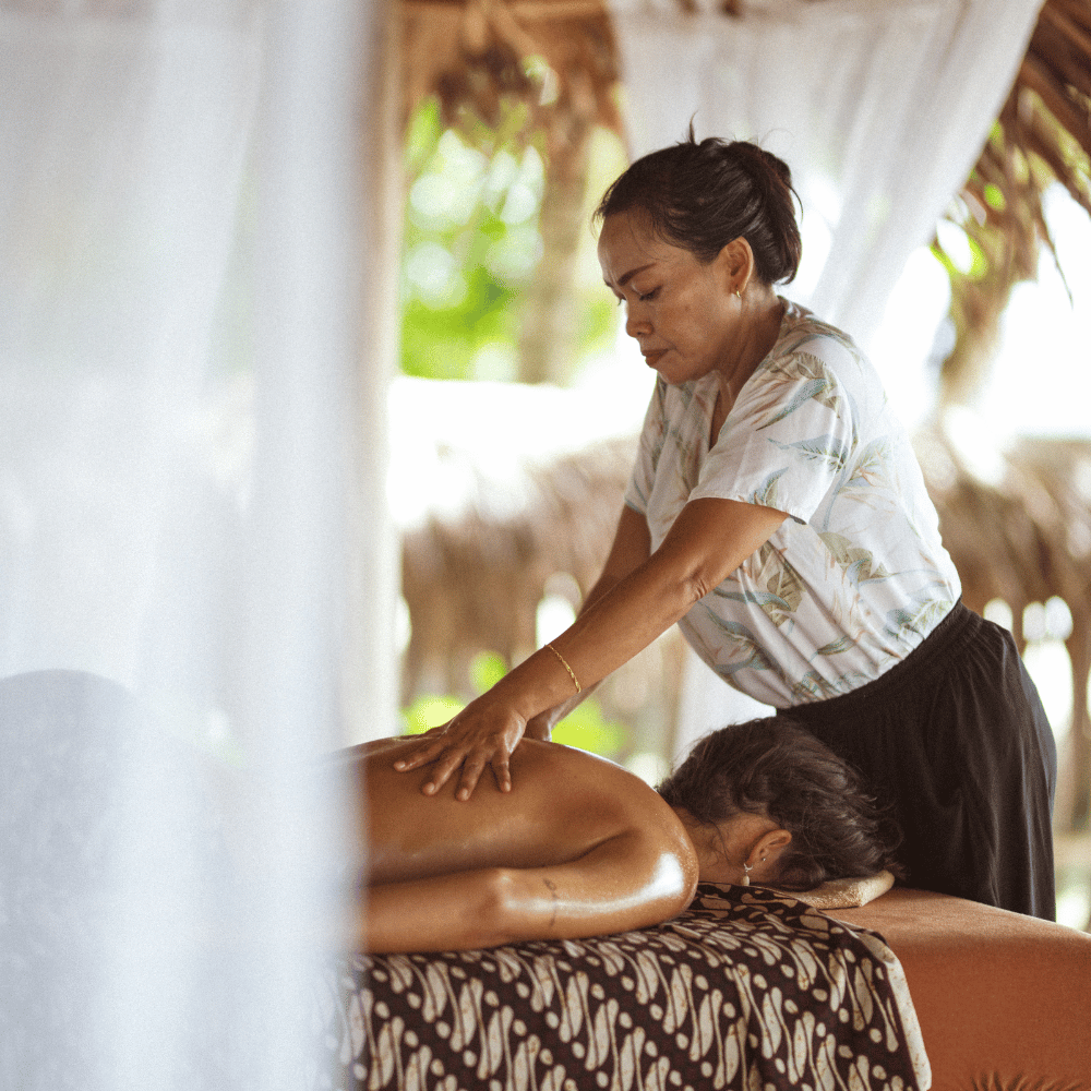 Private massage in the mentawai islands