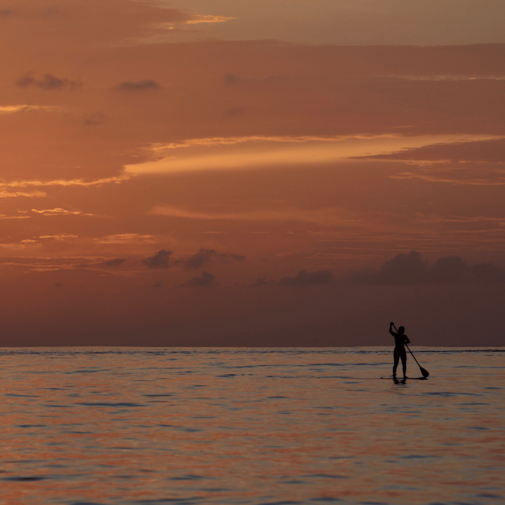 Sunset Sup in the mentawais